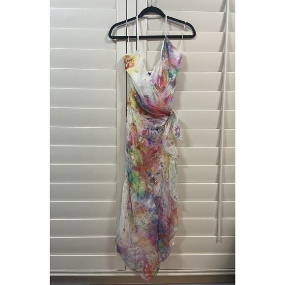 Ralph Lauren Collection Day Dress Silk Embroidered Floral Sequin Cocktail 4 $4k - Picture 7 of 16